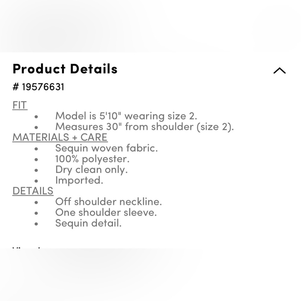 NWT Torrid Off Shoulder ✨ Gold ✨ Sequin Top - Picture 5 of 8